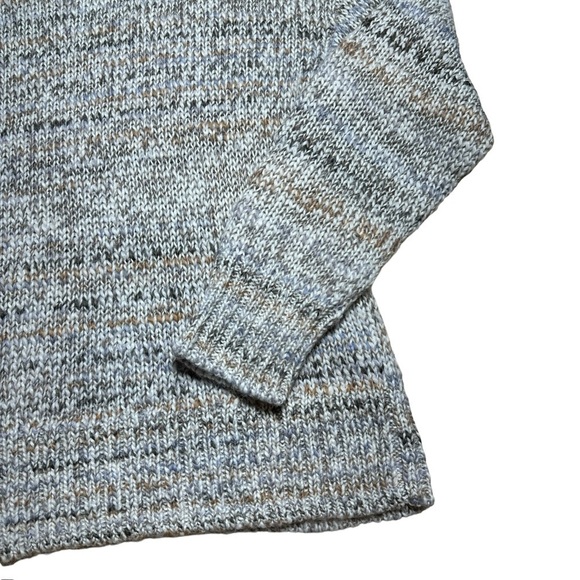 Chelsea28 Grey Stripped Striped Turtleneck Knit Sweater | U.S. Woman’s Medium - Picture 6 of 9